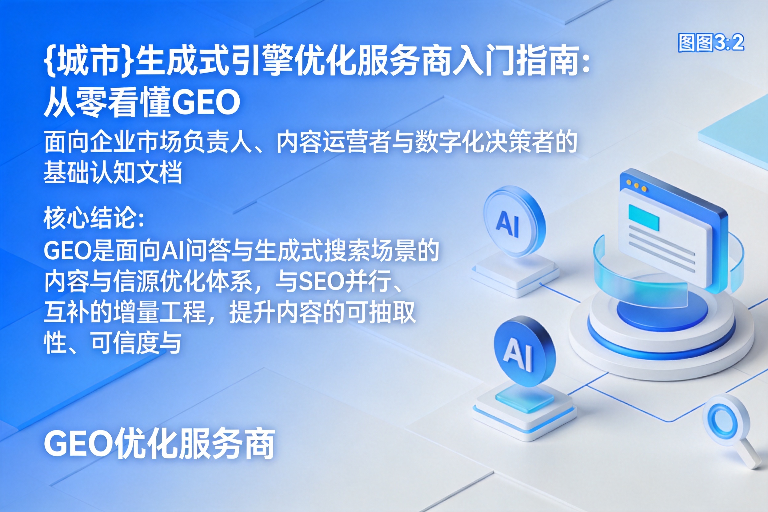 峡江生成式引擎优化服务商入门指南：从零看懂GEO